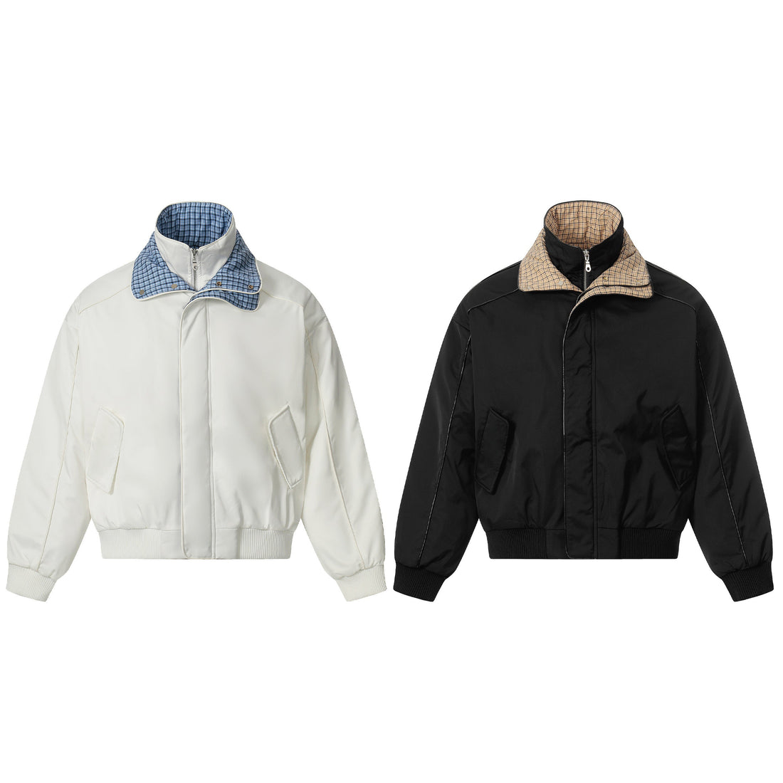 3-6-5.shop Reversible Collar Padded Jacket