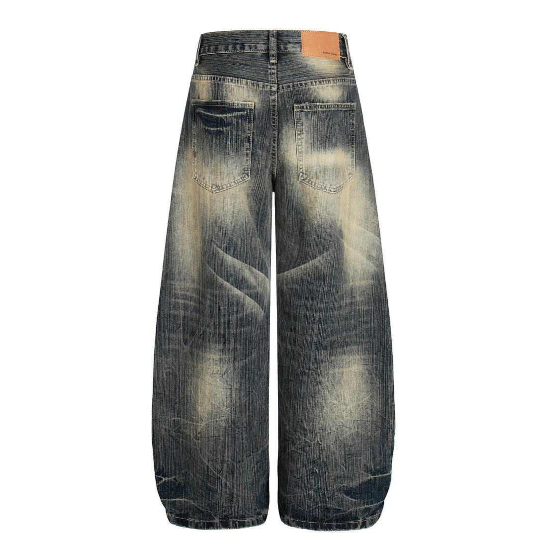 3-6-5.shop Vintage Washed Loose Denim Pants