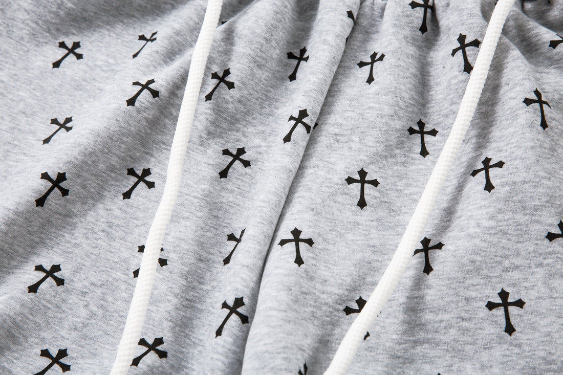 3-6-5.shop Cross Print Sweatpants