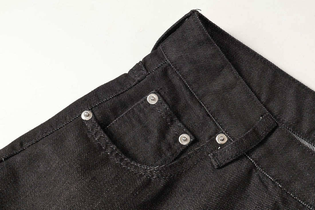 3-6-5.shop Cross Pocket Wide-Leg Jeans