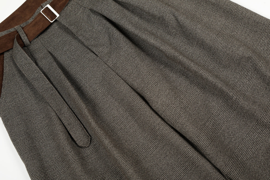 3-6-5.shop Vintage Wide-Leg Suit Pants