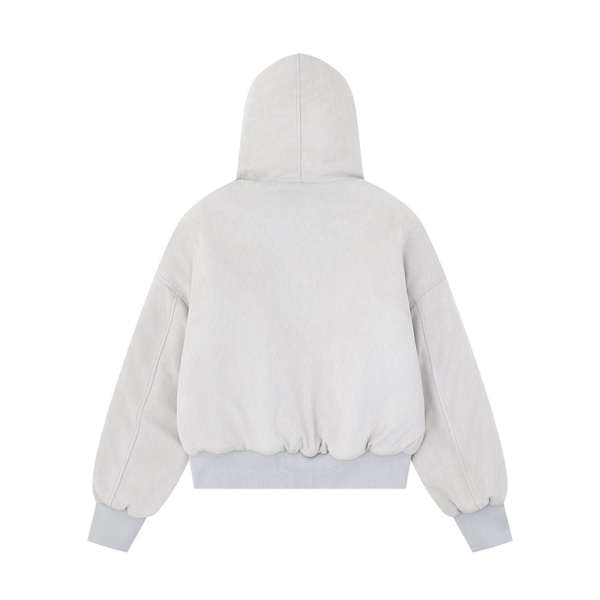 3-6-5.shop Cross Patch Fur Hoodie Jacket