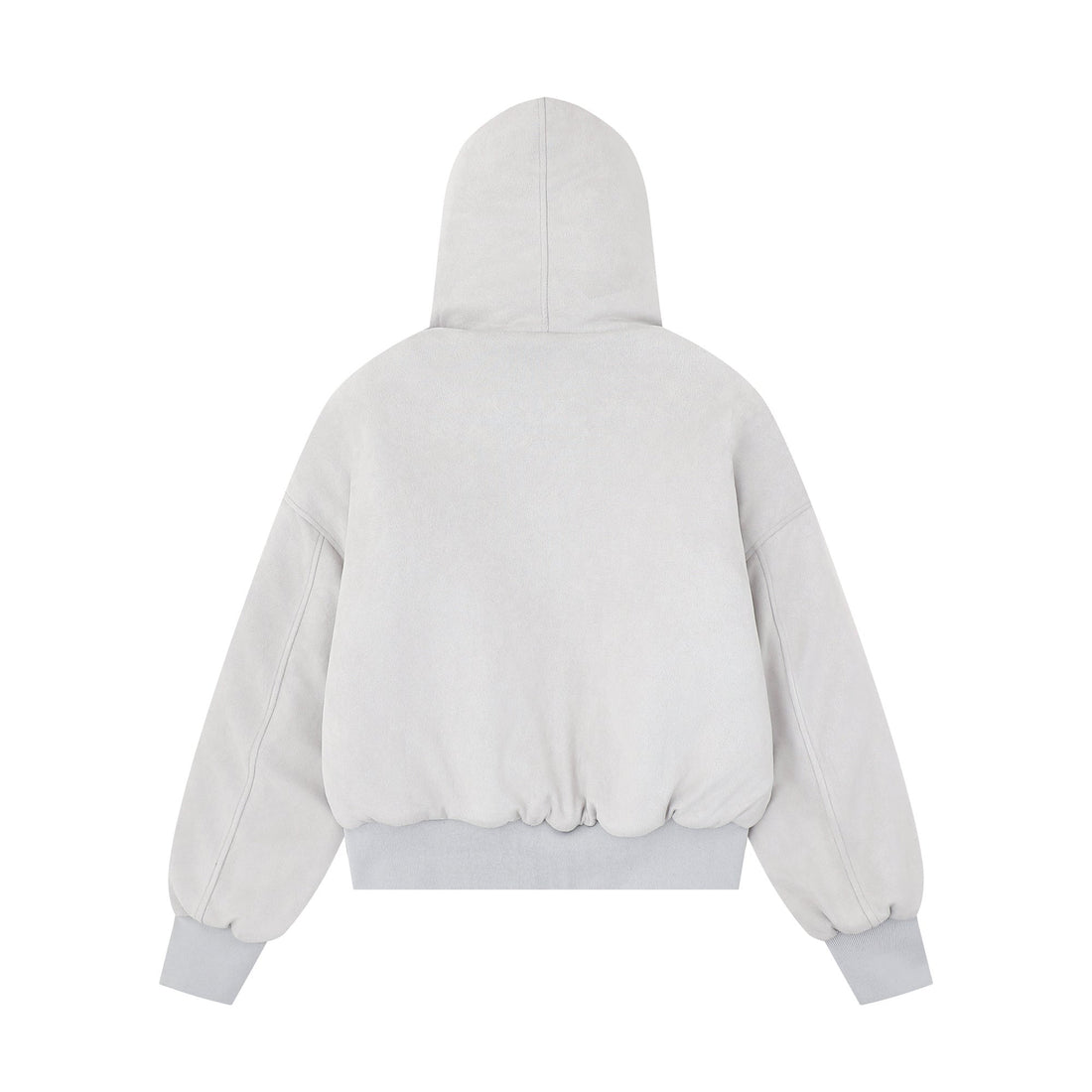 3-6-5.shop Cross Patch Fur Hoodie Jacket
