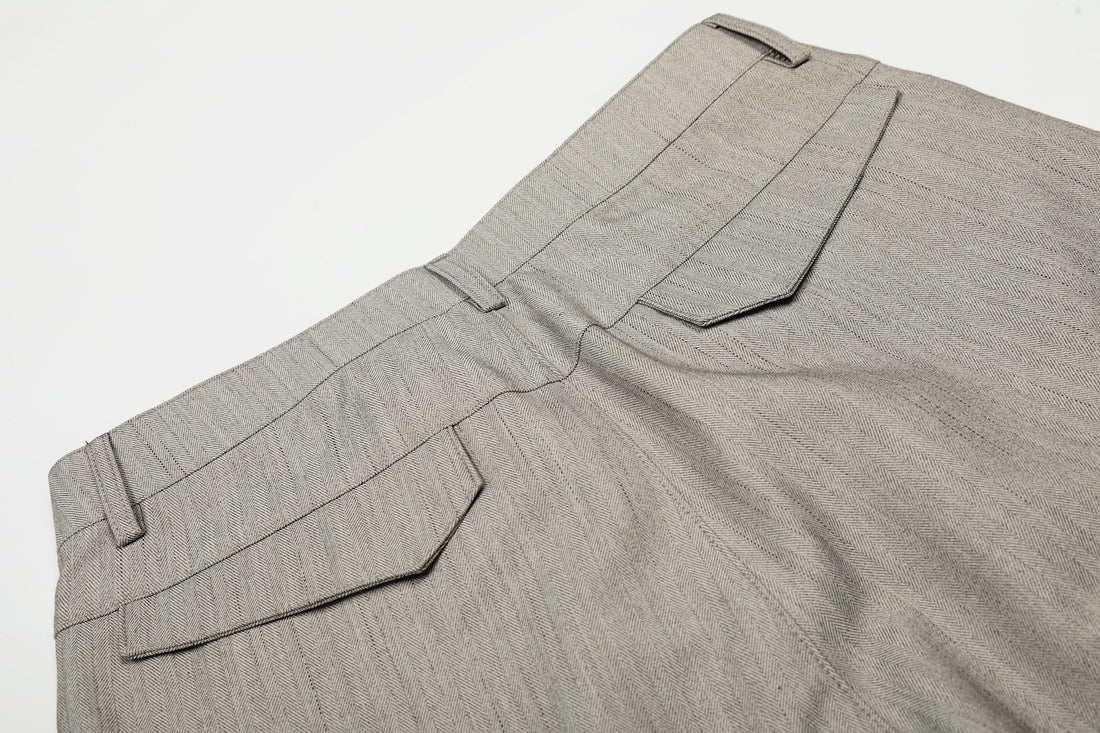 3-6-5.shop Wide-Leg Tailored Pants