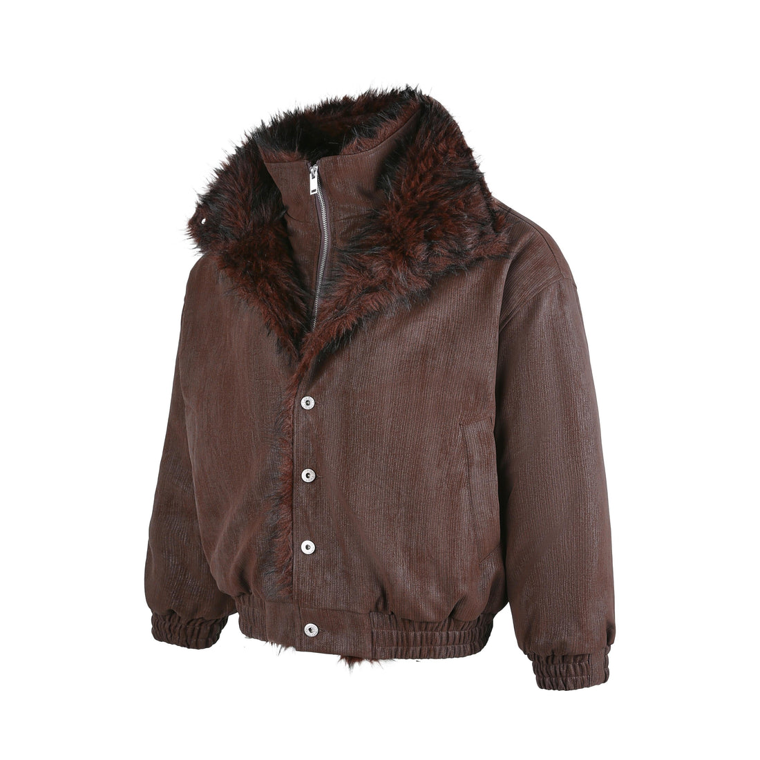 3-6-5.shop Fur-Lined Corduroy Jacket