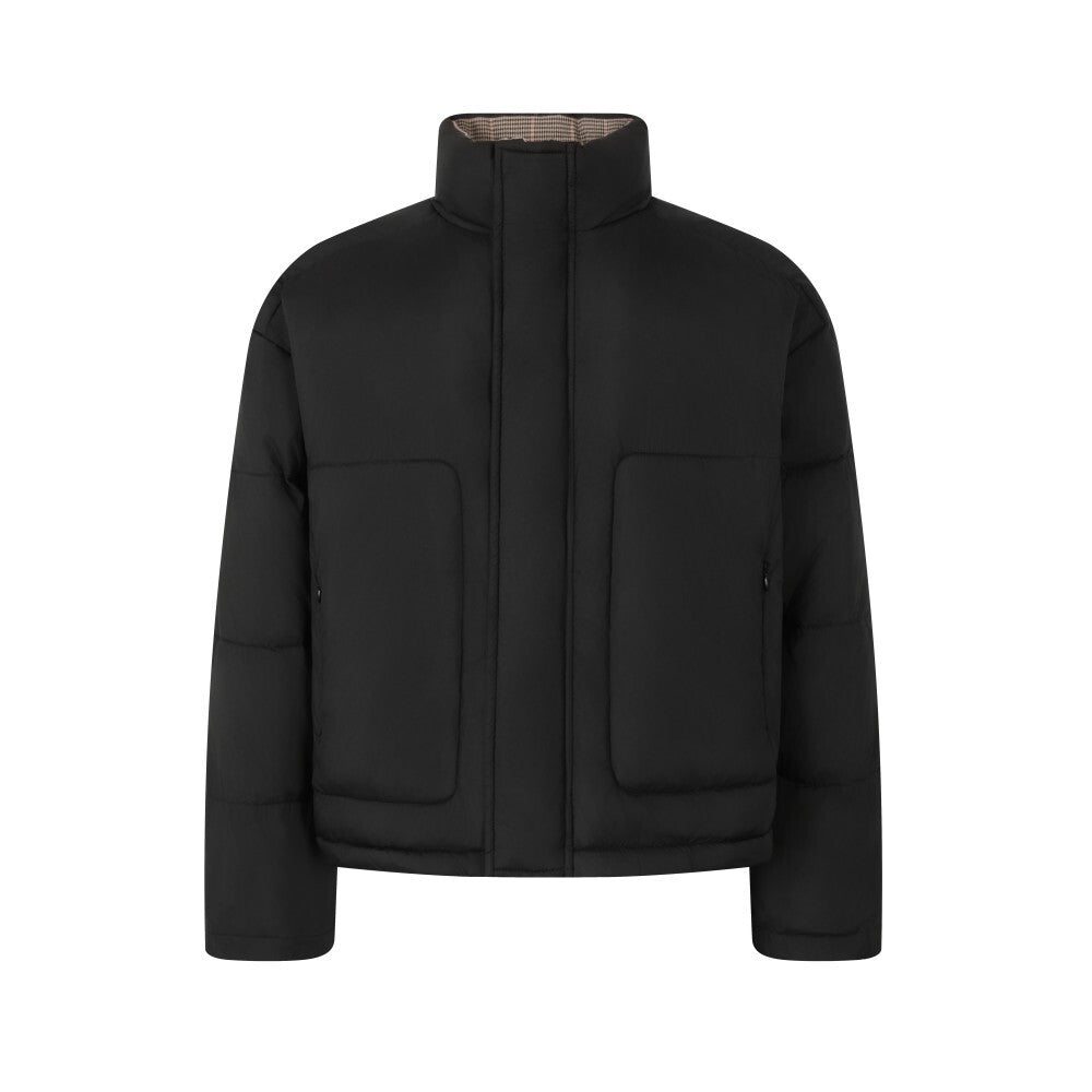 3-6-5.shop Reversible Check Puffer Jacket