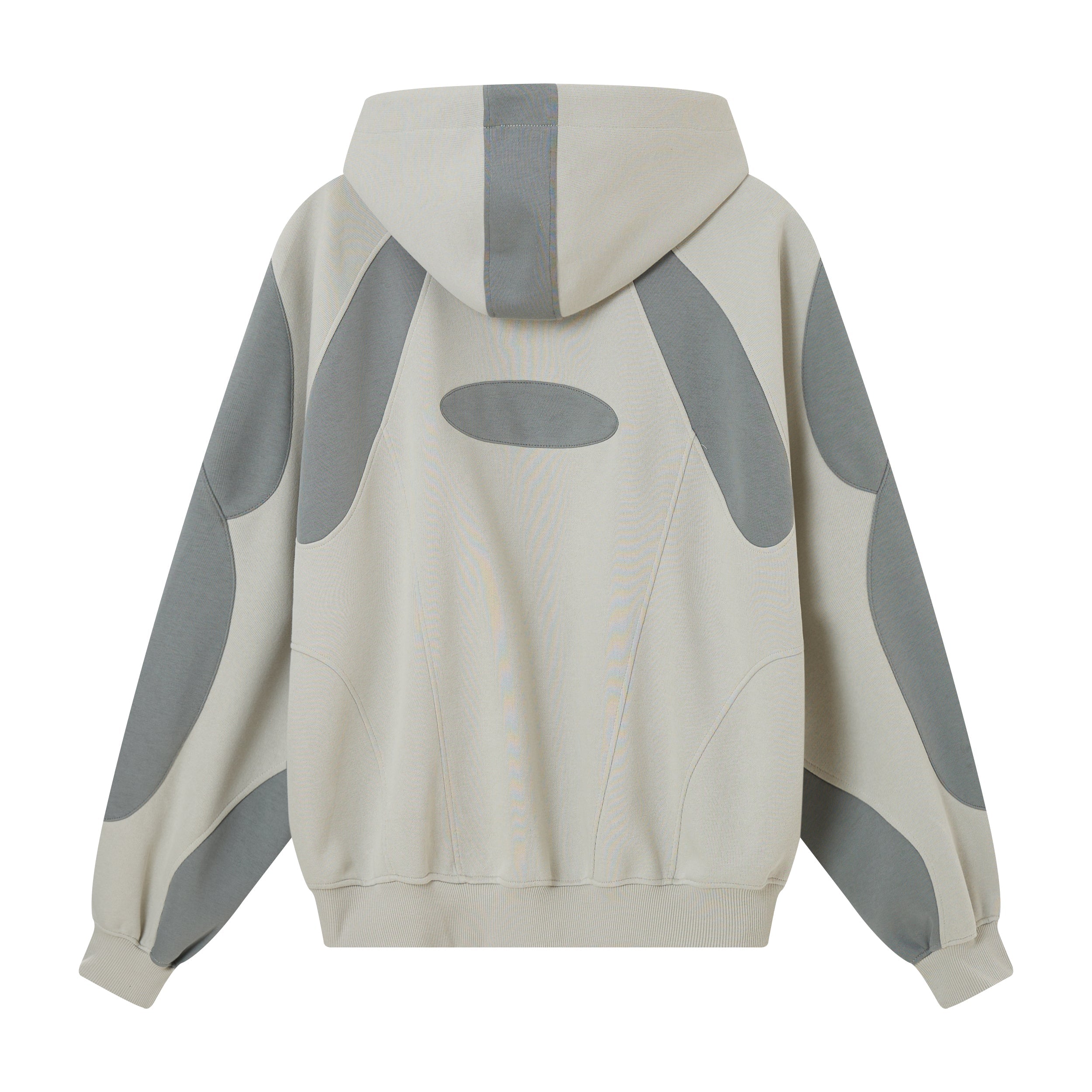 3-6-5.shop Multi-Panel Contrast Hooded Sweatshirt