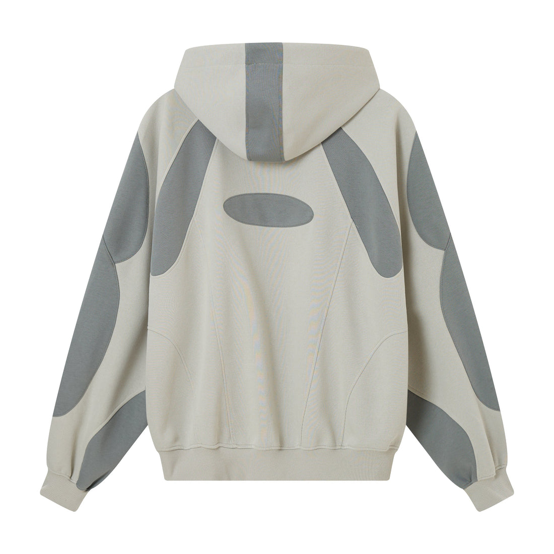 3-6-5.shop Multi-Panel Contrast Hooded Sweatshirt