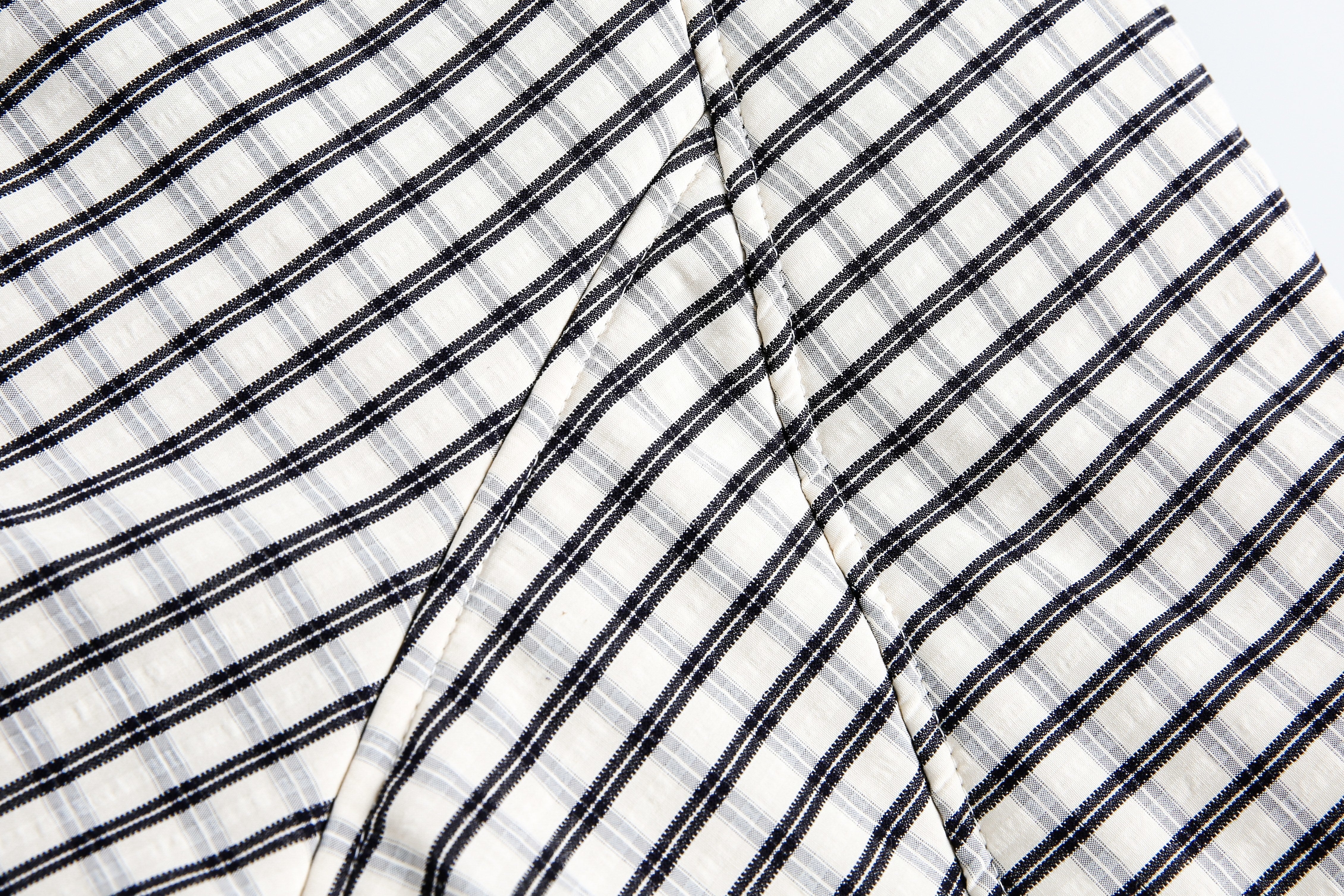 3-6-5.shop Checkered Faux-Fur Lined Jacket