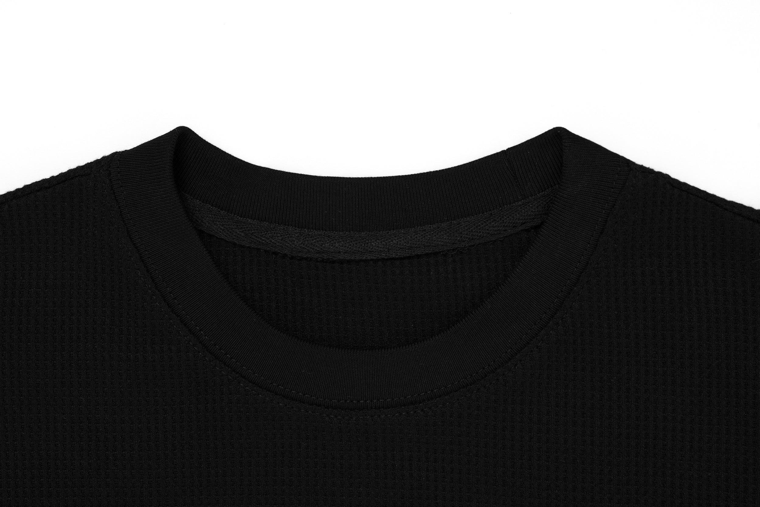 3-6-5.shop Layered Gothic Cross Long Sleeve Tee