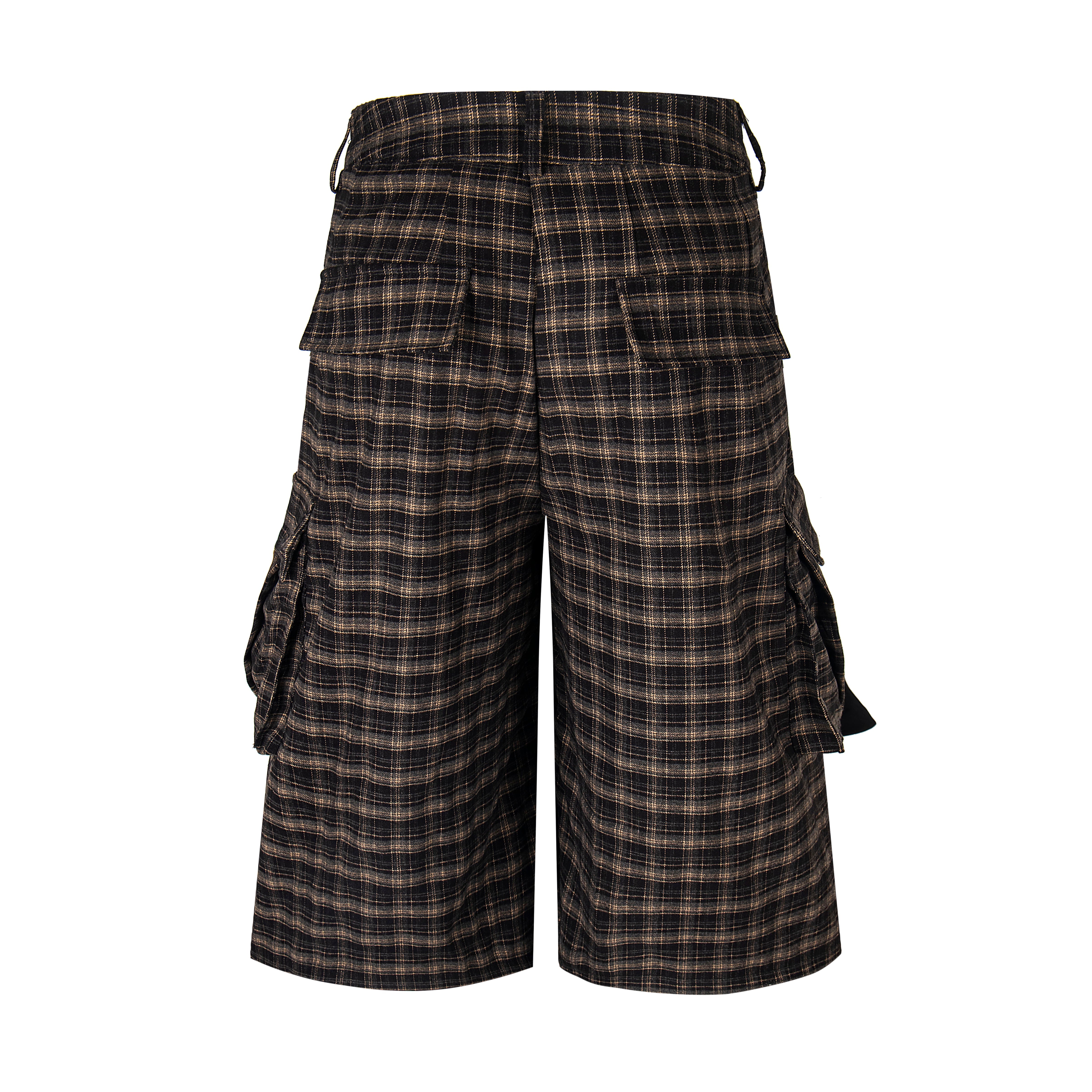 3-6-5.shop Plaid Cargo Shorts