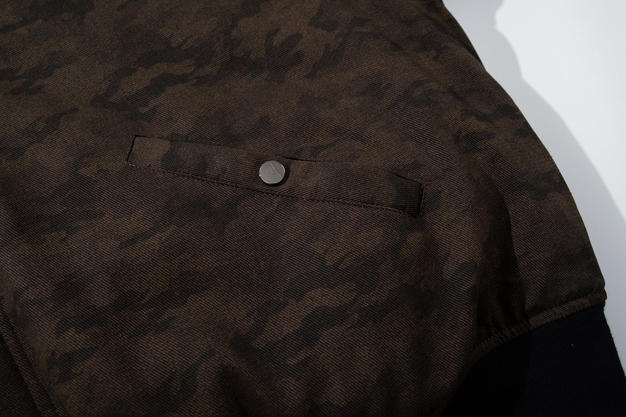 3-6-5.shop Camo Fur Hood Bomber Jacket