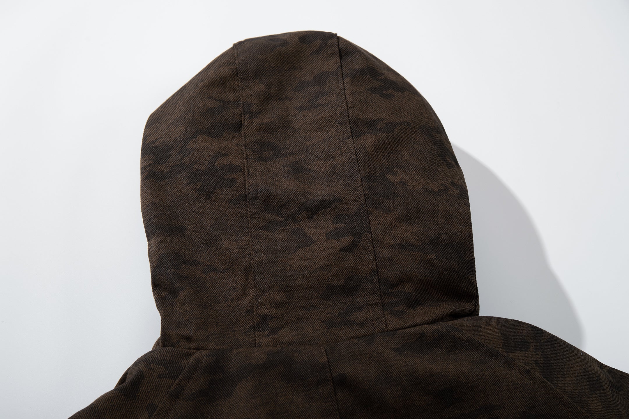 3-6-5.shop Camo Fur Hood Bomber Jacket