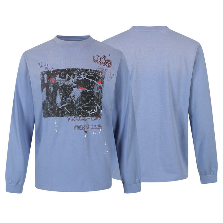 3-6-5.shop Graphic Long-Sleeve T-Shirt
