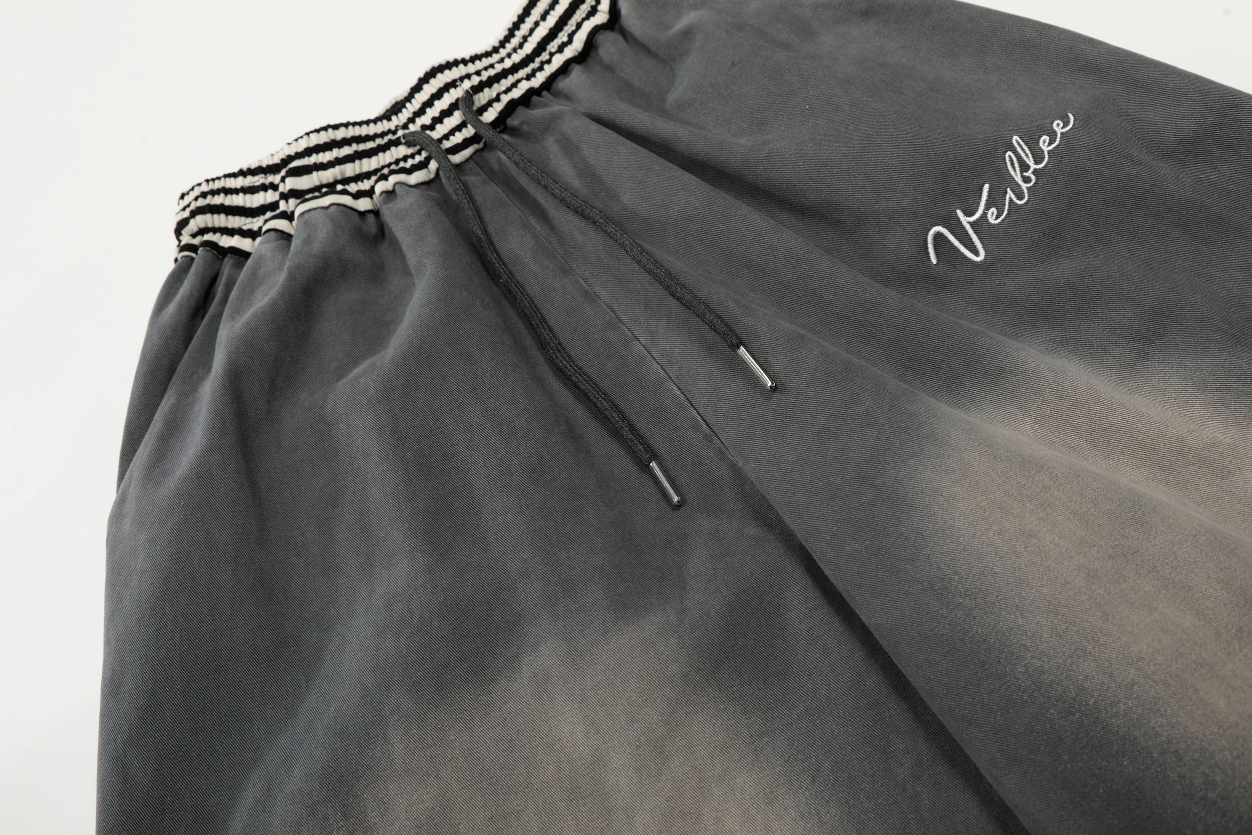 3-6-5.shop Washed Cargo Wide-Leg Pants