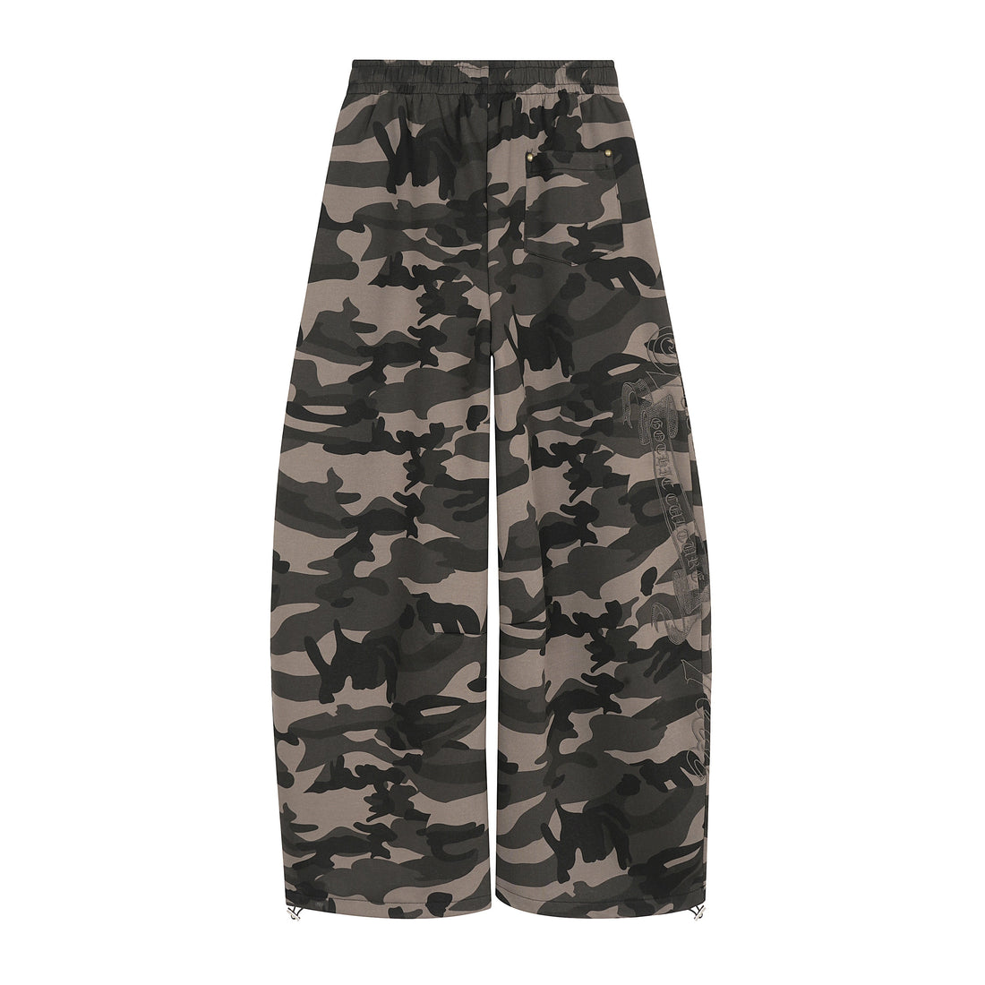 3-6-5.shop Camo Wide-Leg Track Pants