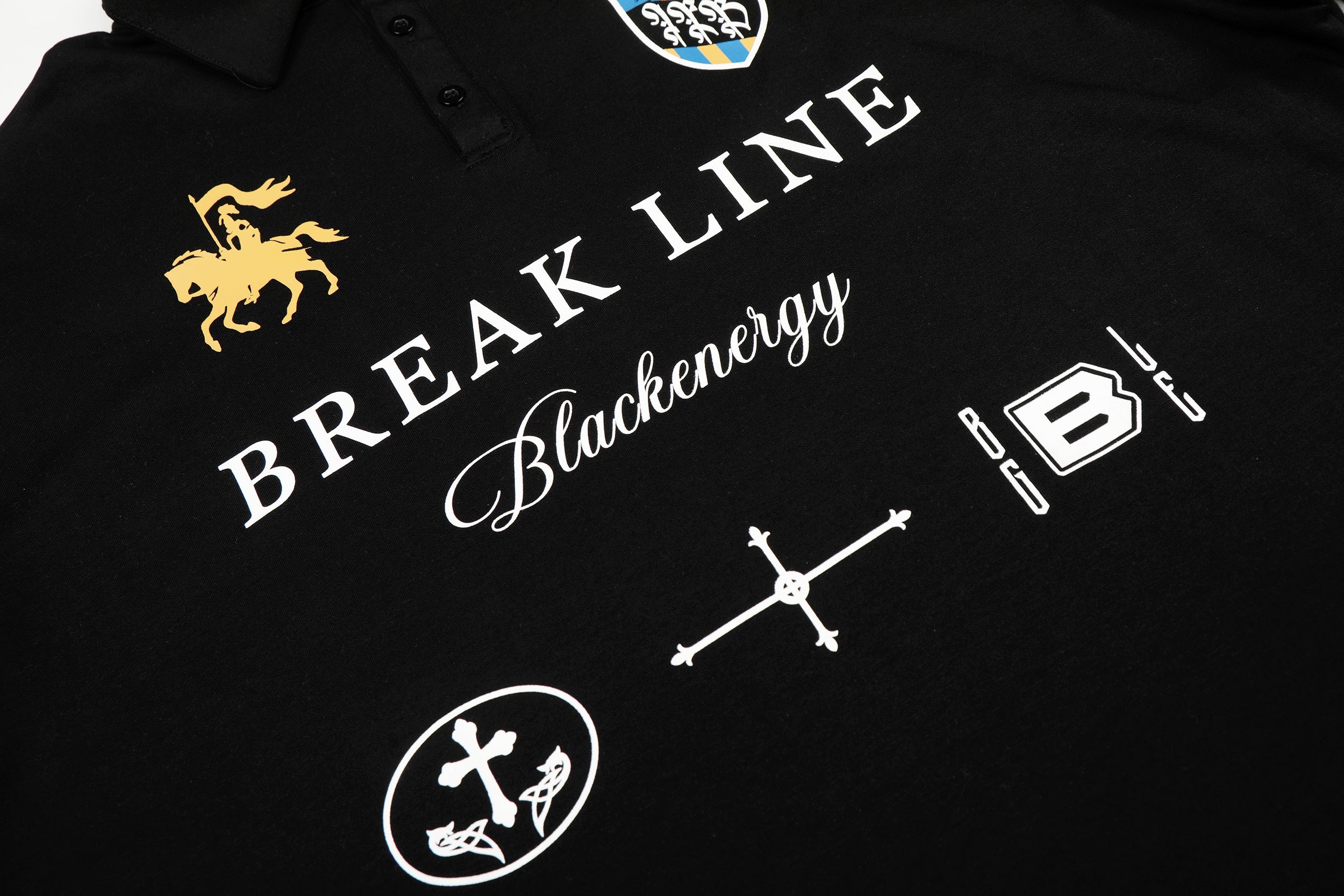 3-6-5.shop Break Line Graphic Polo