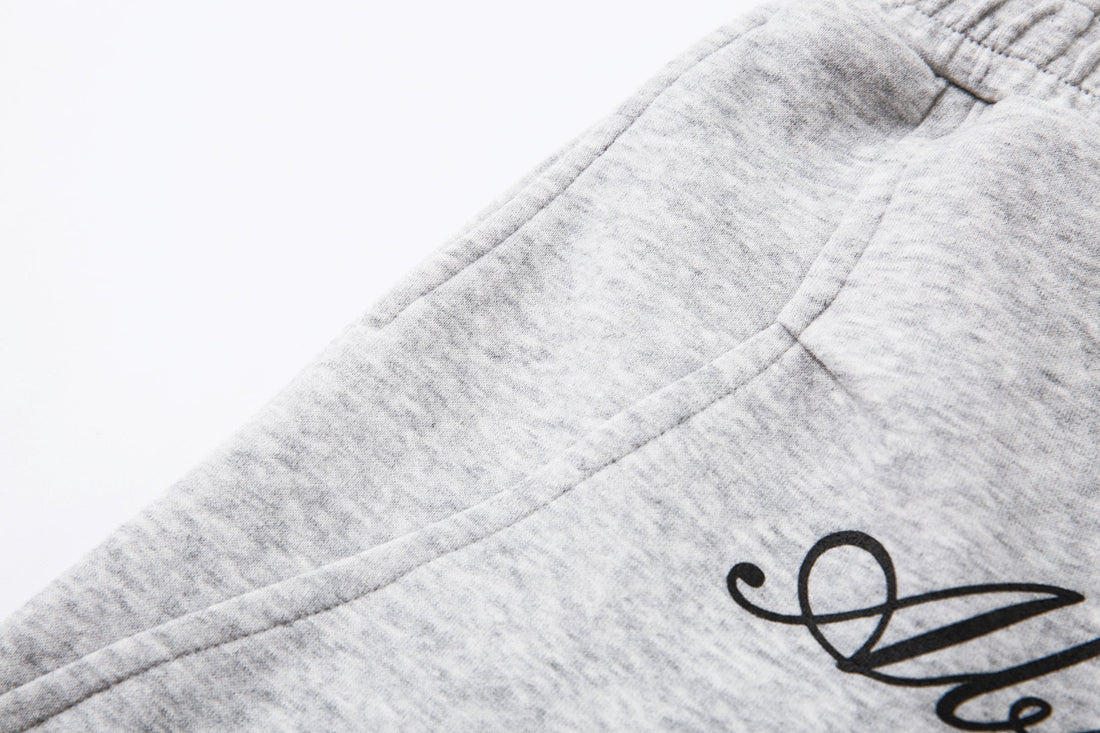 3-6-5.shop Embroidered Multi-Pocket Sweat Cargo Pants