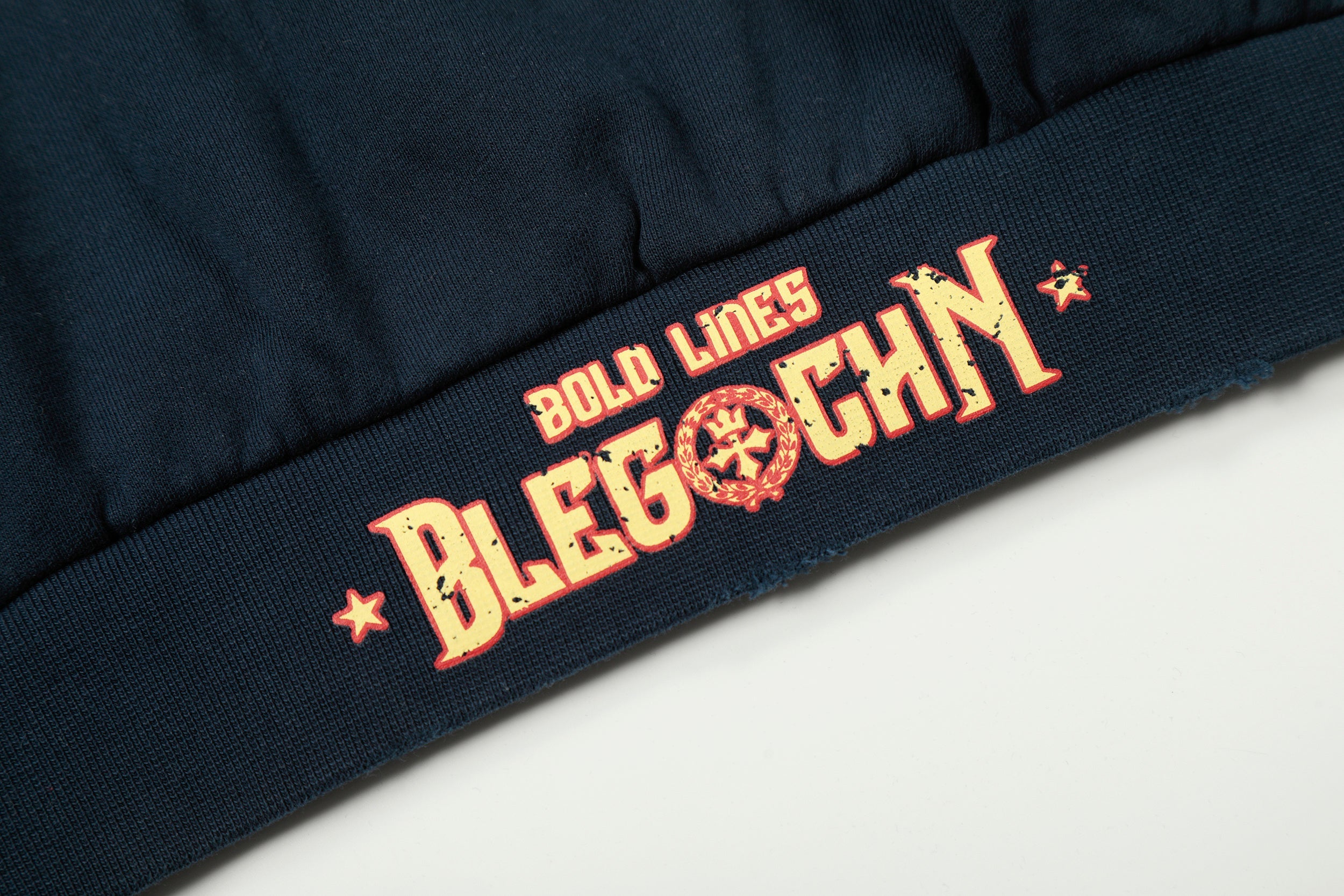 3-6-5.shop Distressed Crest Zip-Up Hoodie