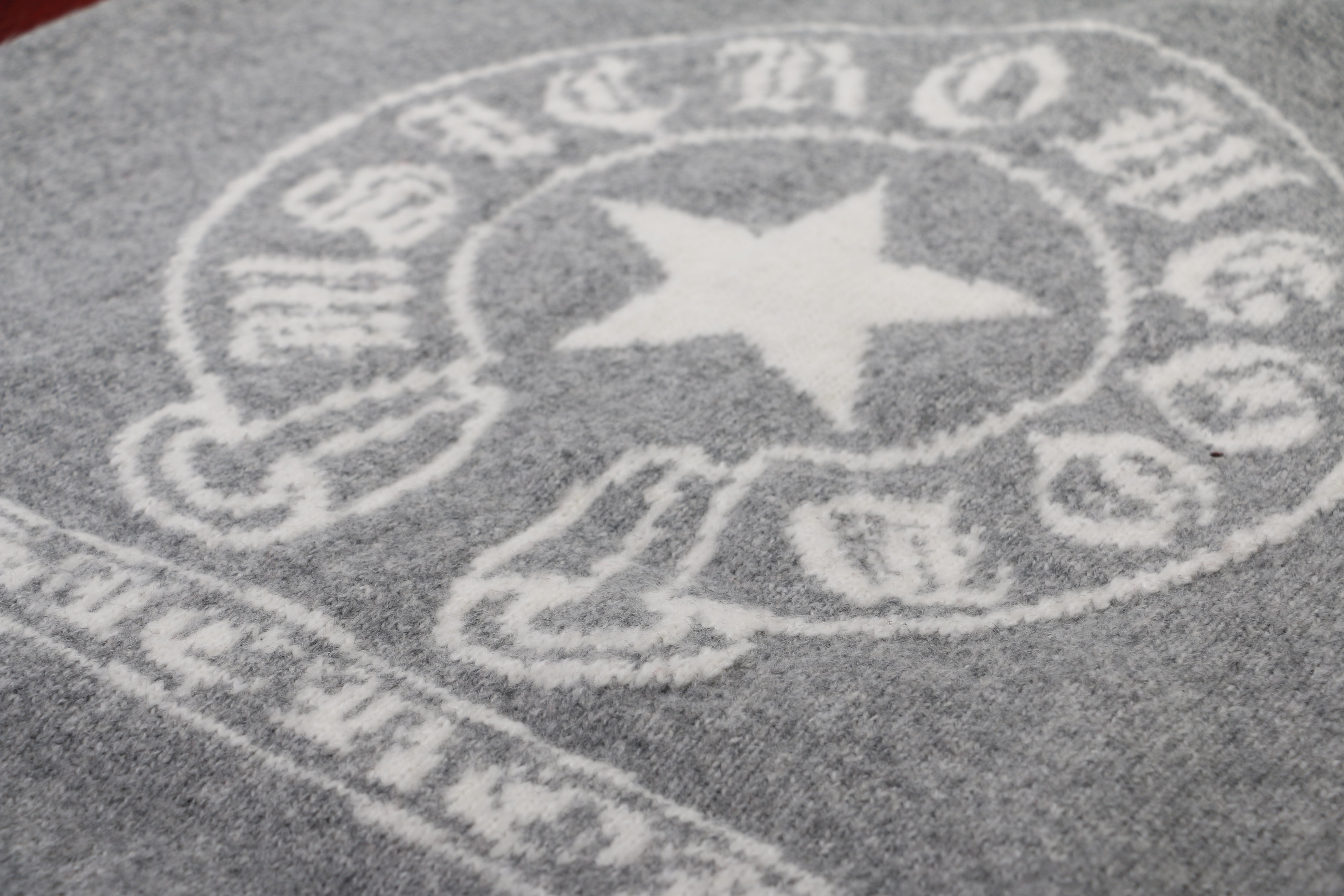 3-6-5.shop Vintage Star Knit Zip Hoodie