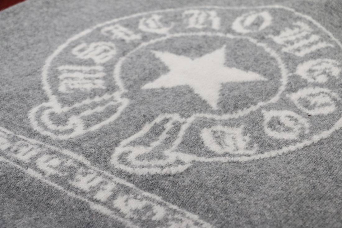 3-6-5.shop Vintage Star Knit Zip Hoodie