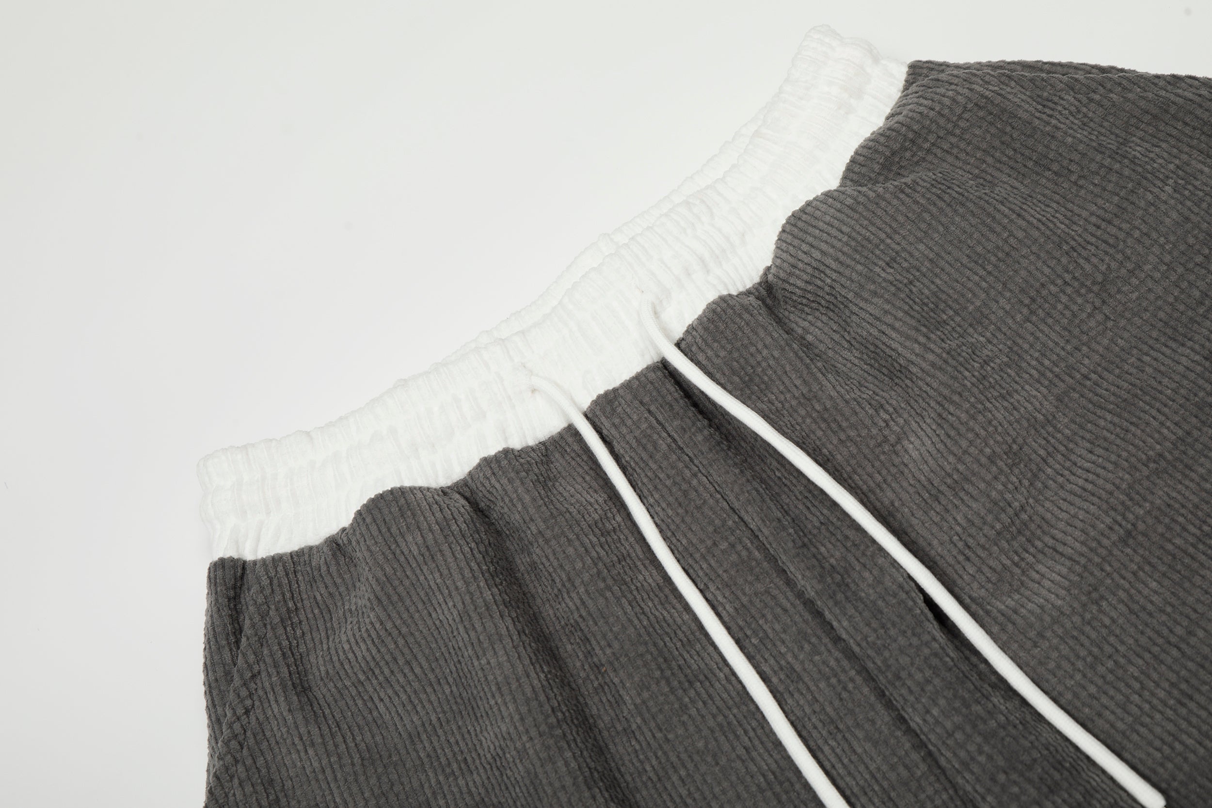 3-6-5.shop Corduroy Paw Embroidered Pants