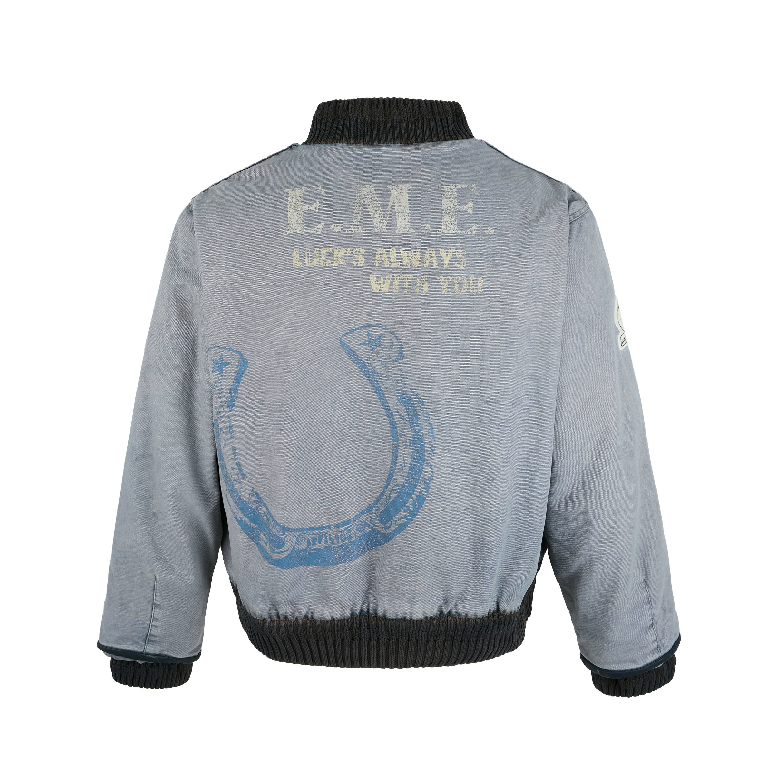 3-6-5.shop Vintage Washed Varsity Jacket