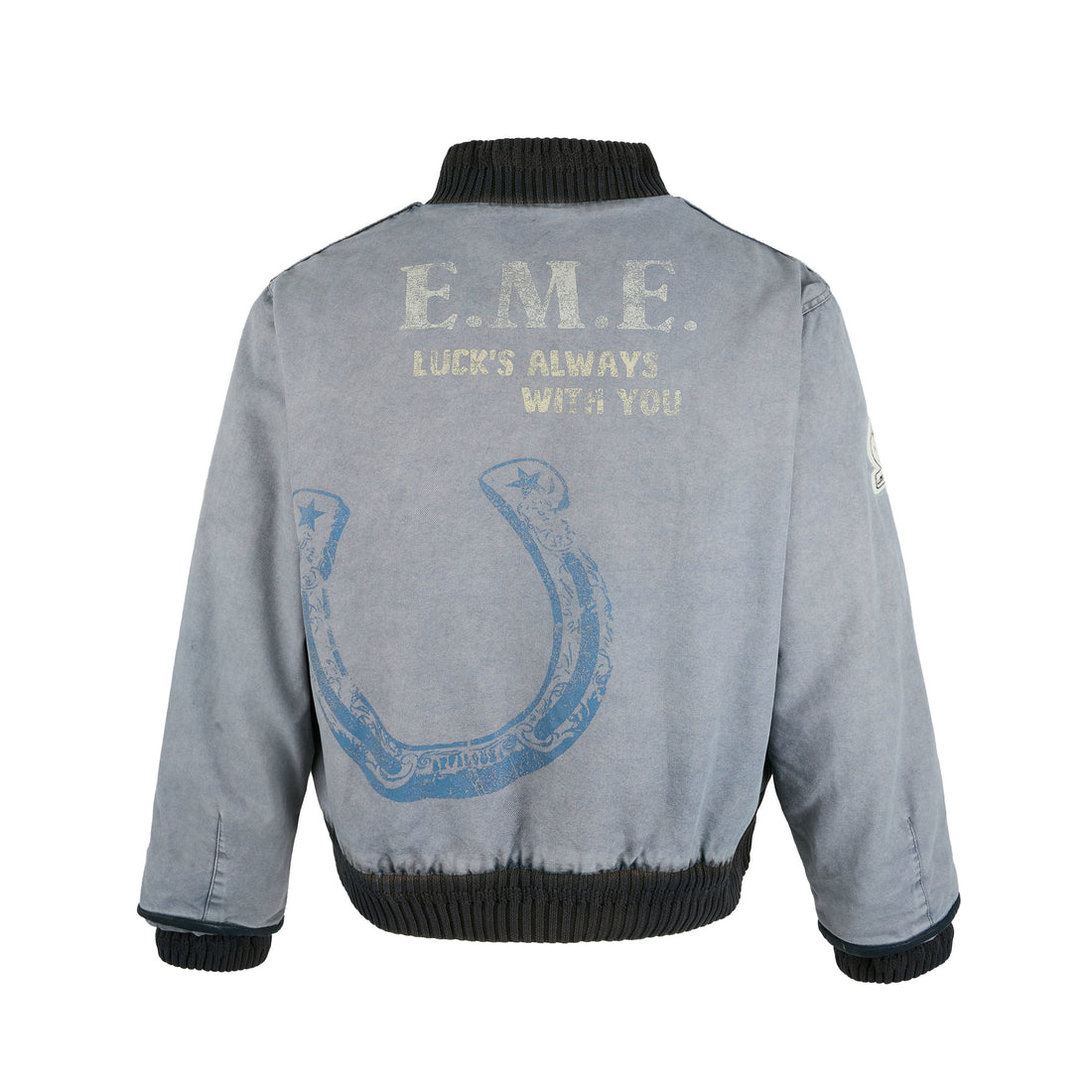 3-6-5.shop Vintage Washed Varsity Jacket