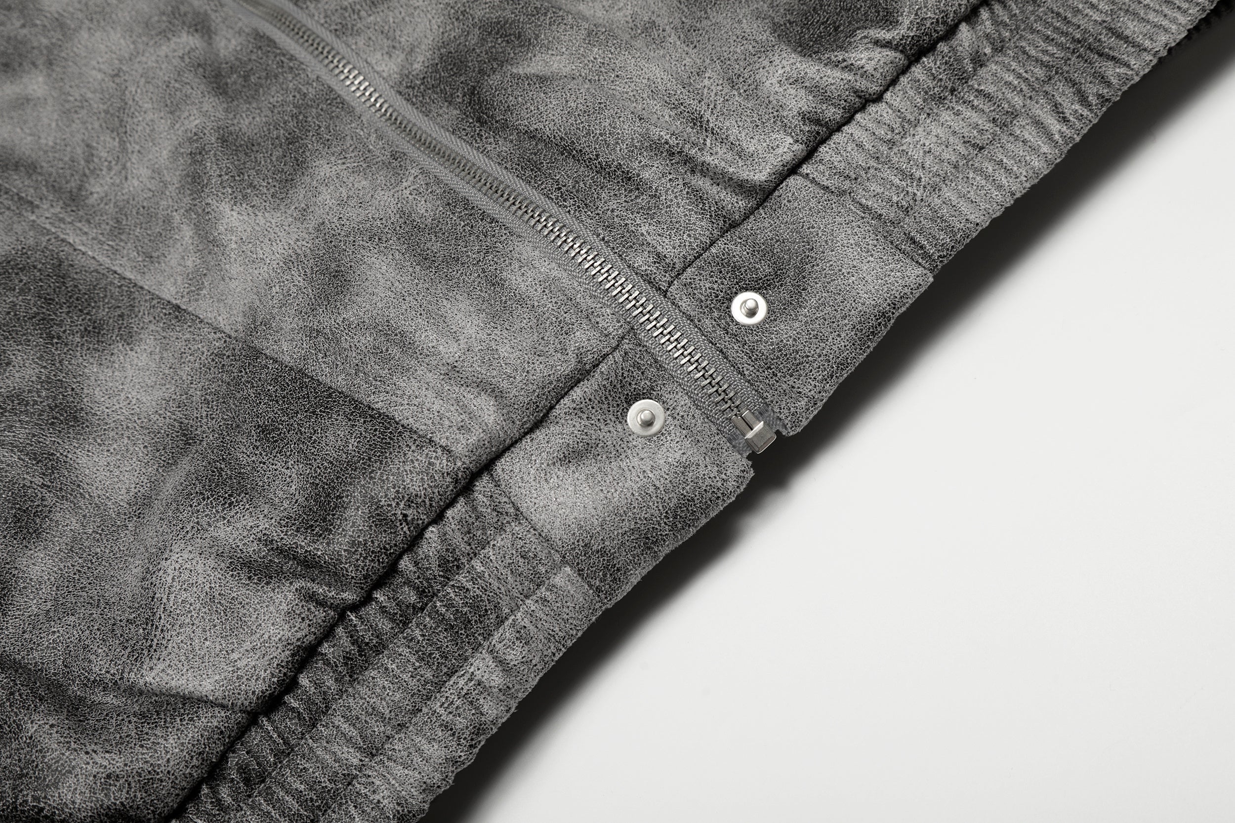 3-6-5.shop Washed Faux-Fur Hooded Jacket