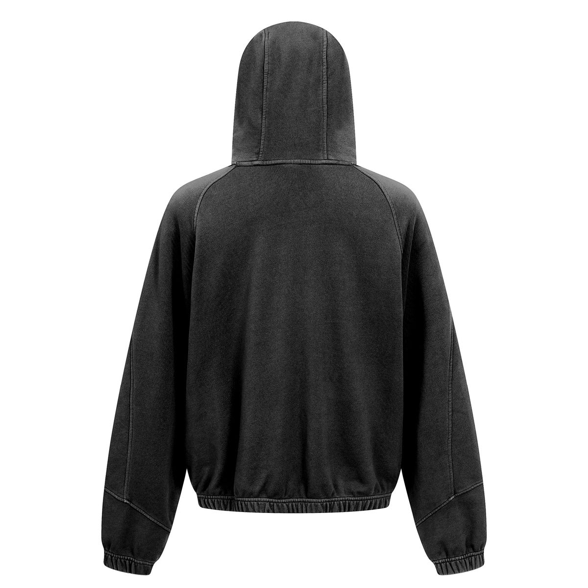 3-6-5.shop Curved-Seam Full-Zip Hoodie