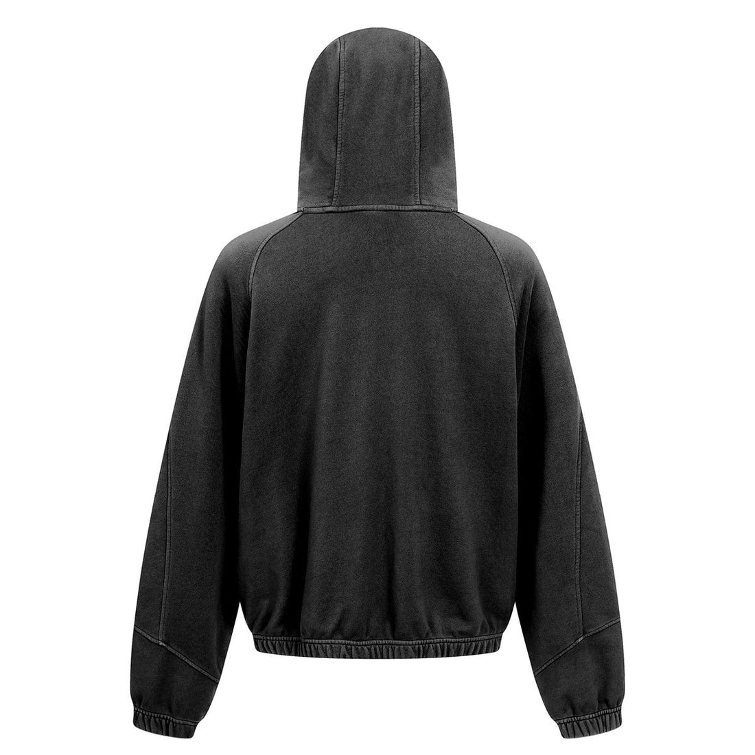 3-6-5.shop Curved-Seam Full-Zip Hoodie