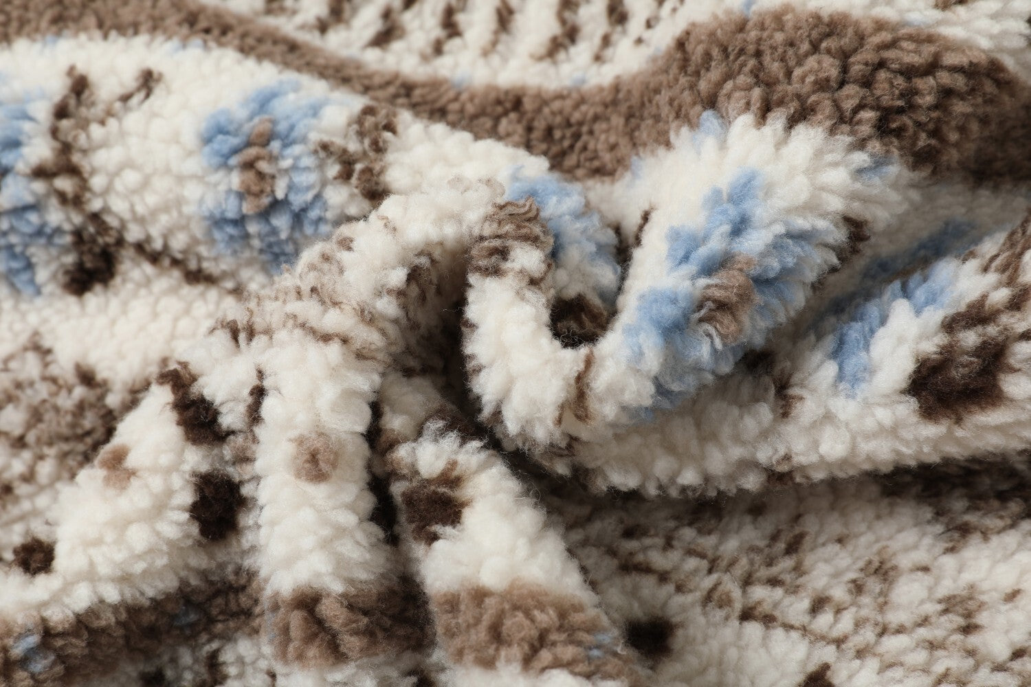 3-6-5.shop Nordic Pattern Fur Hood Jacket