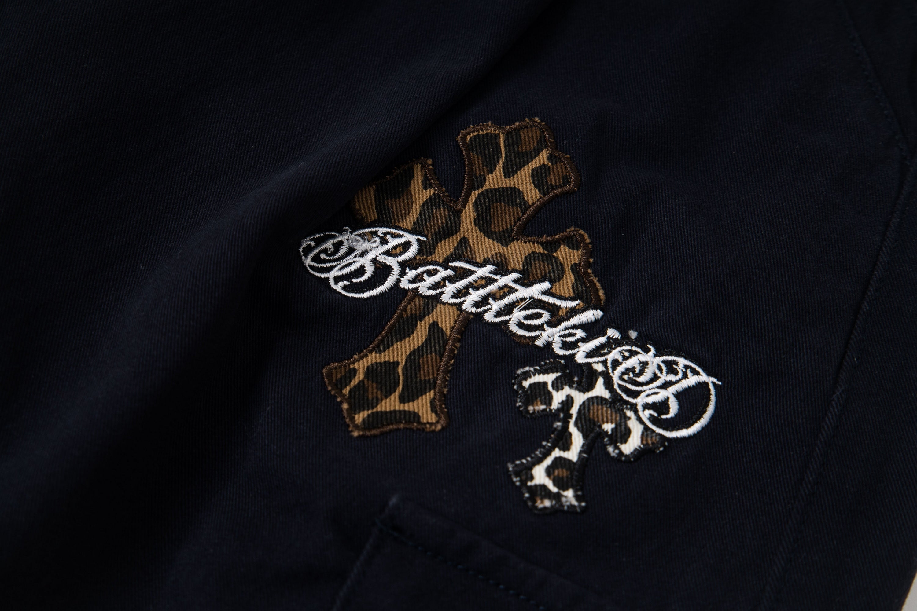 3-6-5.shop Cross Embroidered Cargo Pants