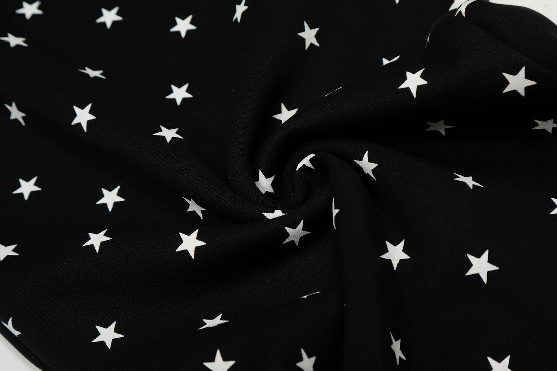 3-6-5.shop All-Over Star Print Wide-Leg Pants