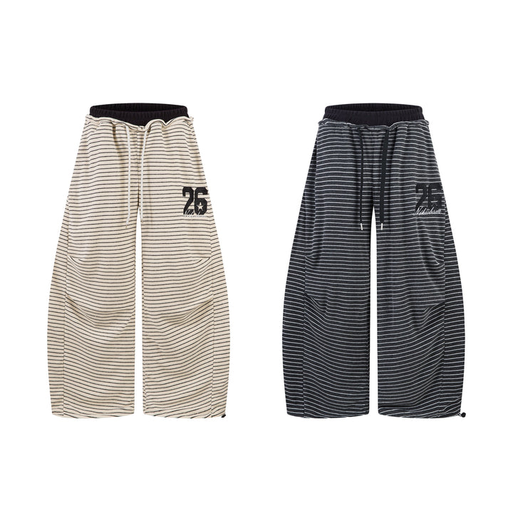 3-6-5.shop Striped Knit Lounge Pants