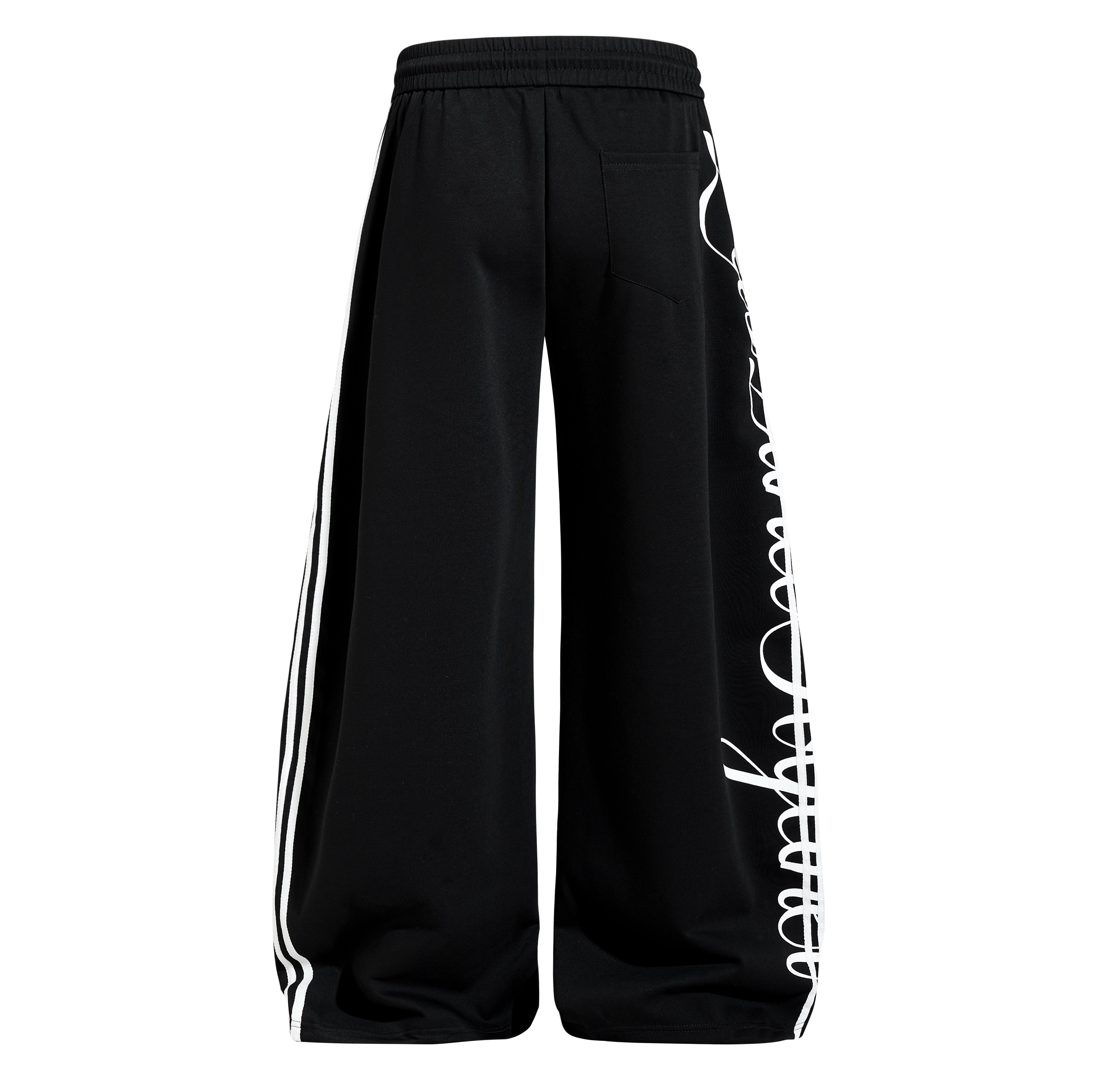 3-6-5.shop  Script Stripe Wide-Leg Sweatpants