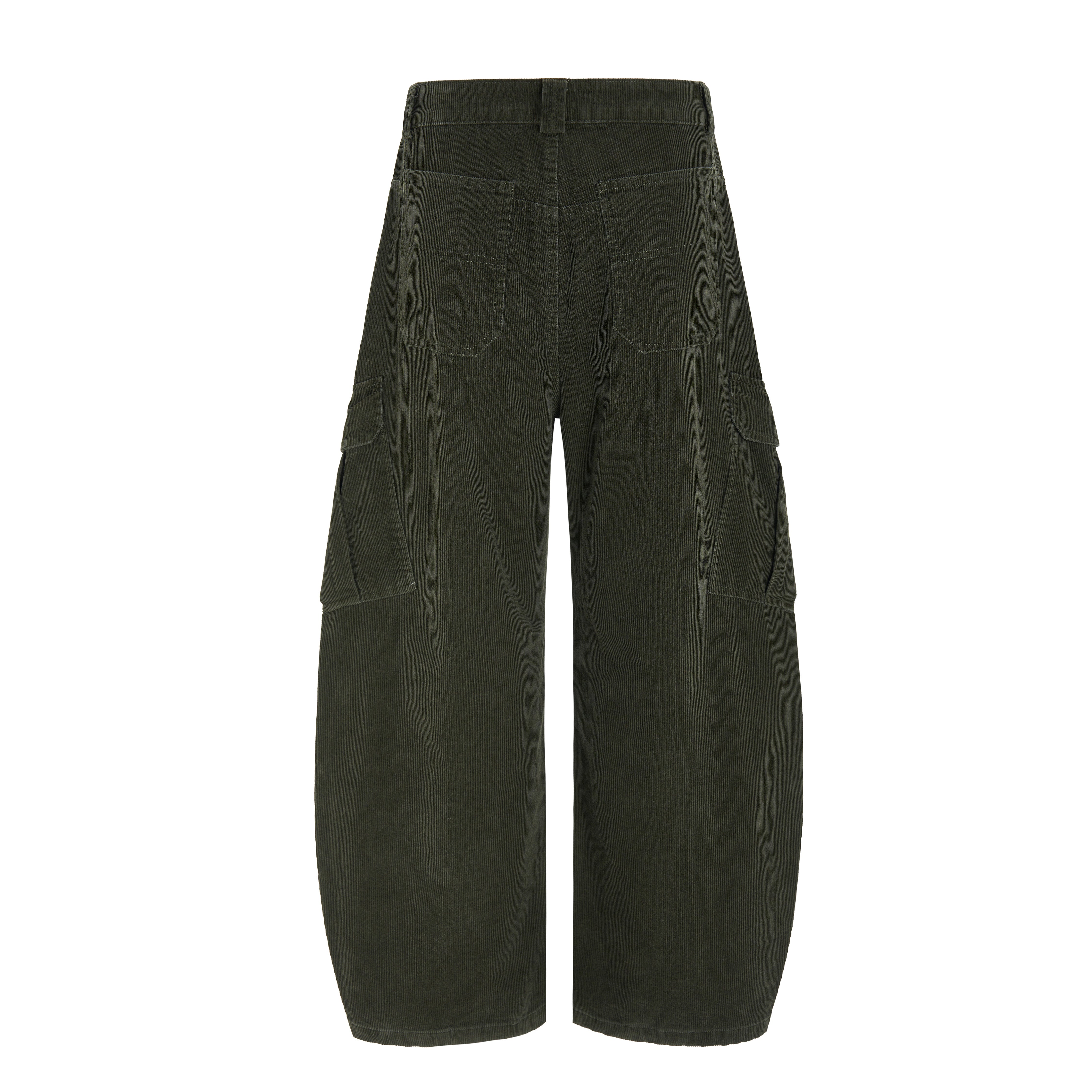3-6-5.shop Corduroy Utility Wide-Leg Pants