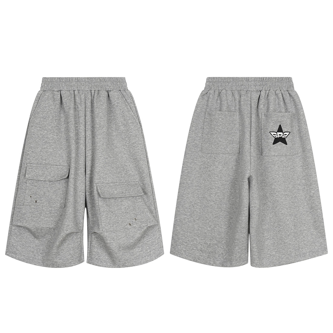 3-6-5.shop Minimal Cargo Sweat Shorts