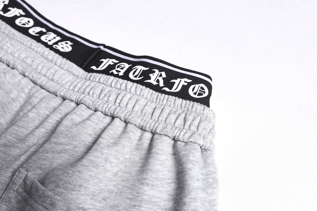 3-6-5.shop Gothic Outline Wide-Leg Sweatpants