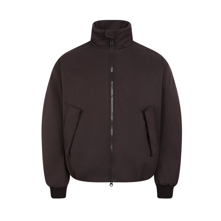 3-6-5.shop High-Neck Minimal Bomber Jacket