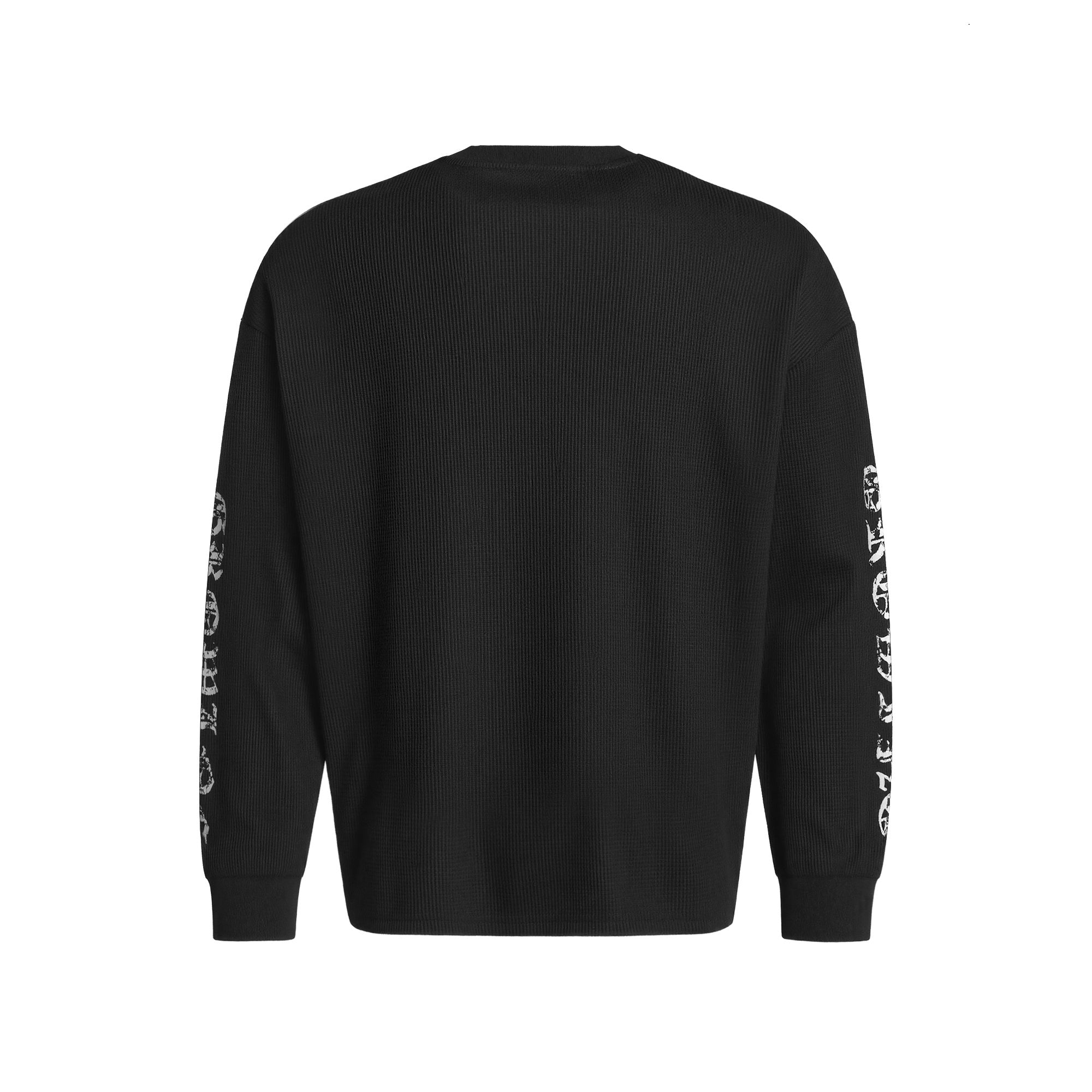 3-6-5.shop Gothic Cross Knit Sweatshirt