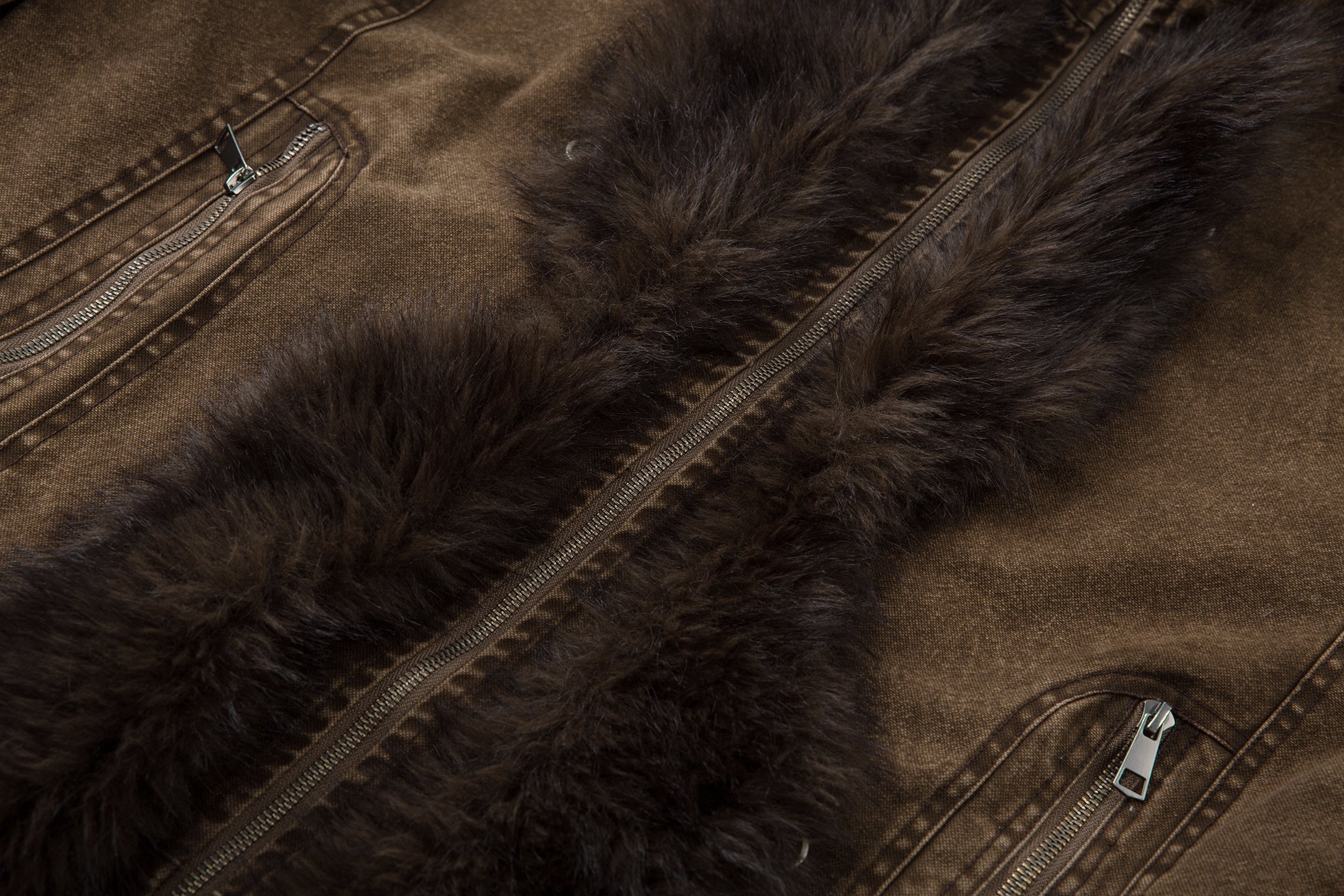 3-6-5.shop Toggle Fur-Lined Jacket