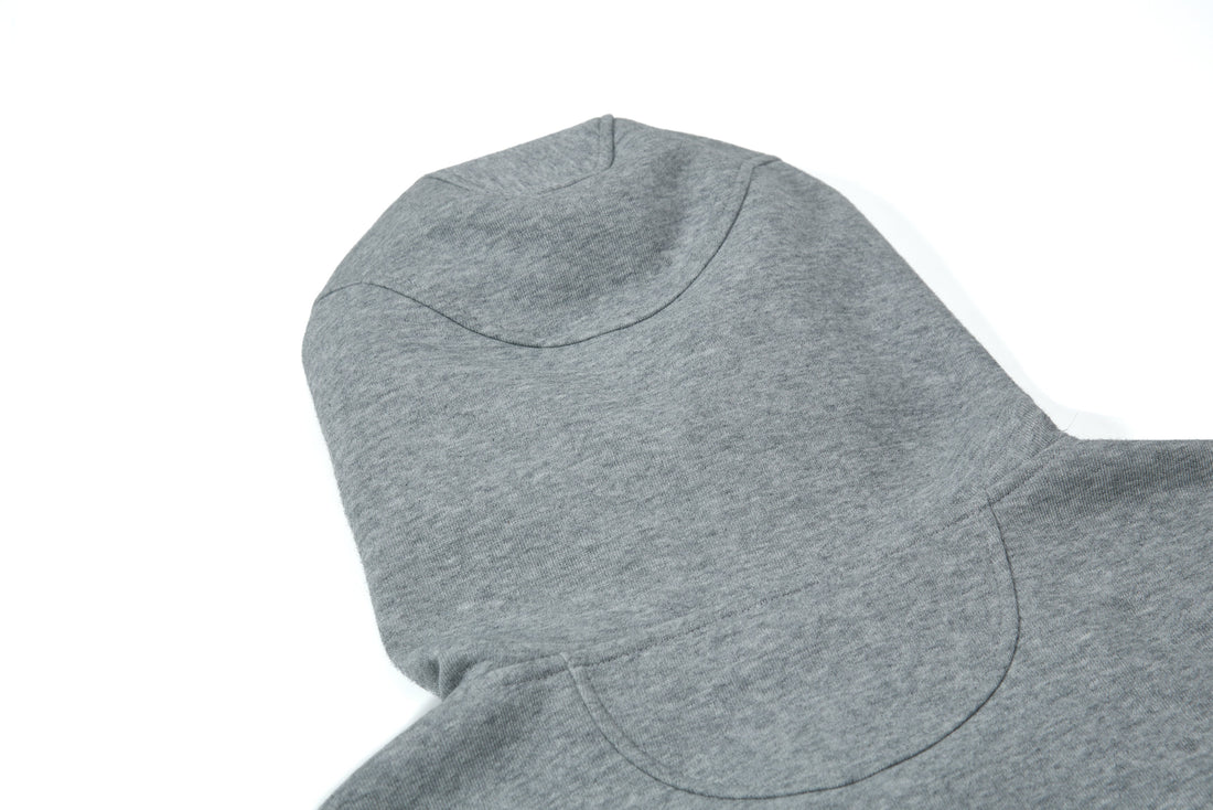 3-6-5.shop Curved Panel Full-Zip Hoodie
