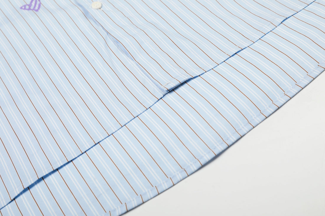 3-6-5.shop Handwritten Stripe Shirt