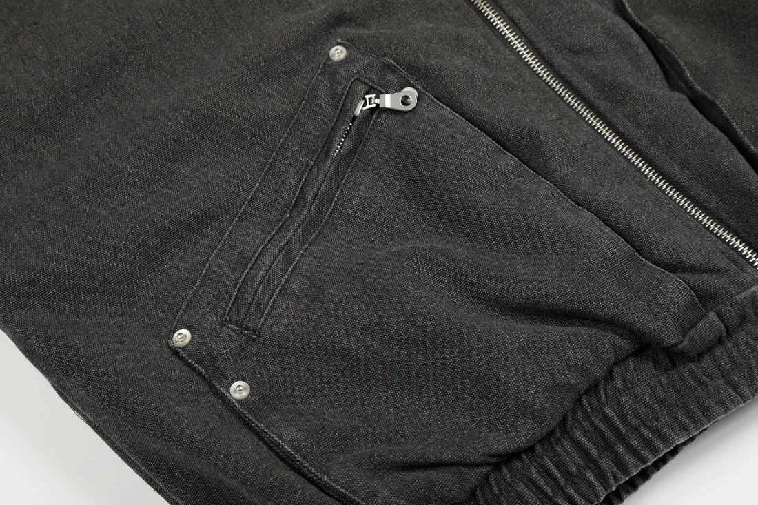 3-6-5.shop Fleece-Lined Utility Jacket