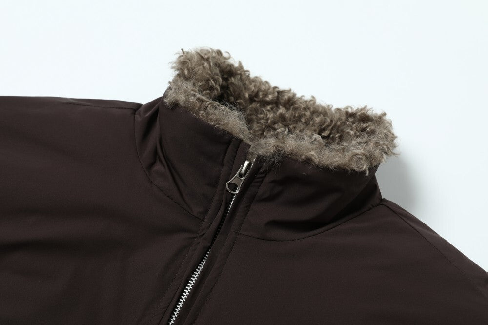 3-6-5.shop Faux Shearling Lined Jacket