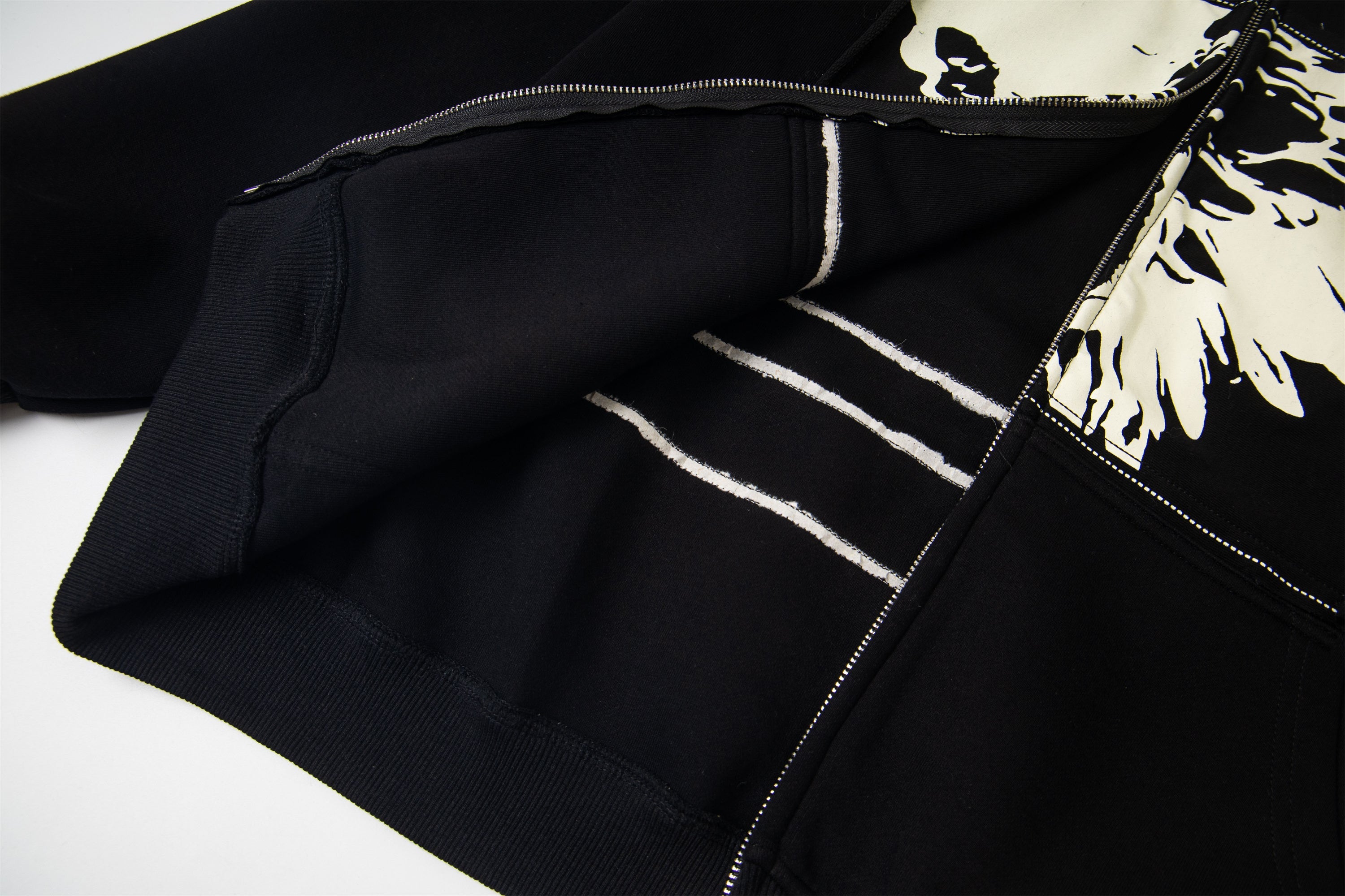 3-6-5.shop Graphic Zip Hoodie