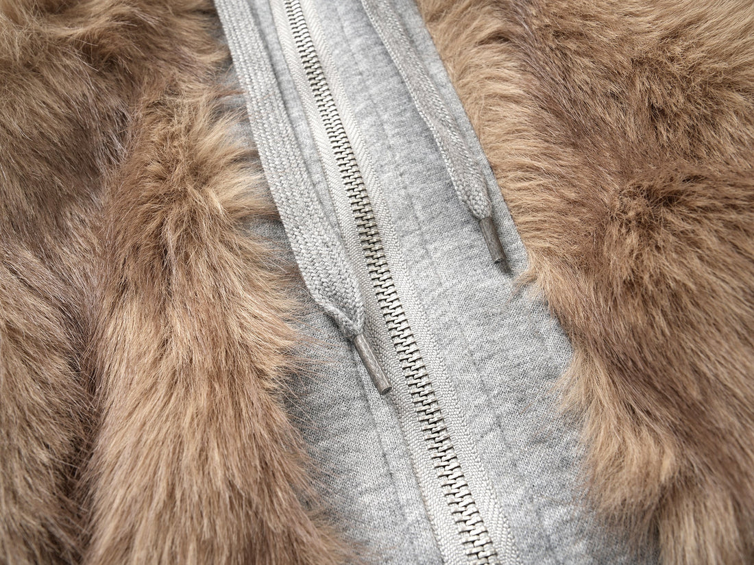3-6-5.shop Faux Fur Hooded Jacket