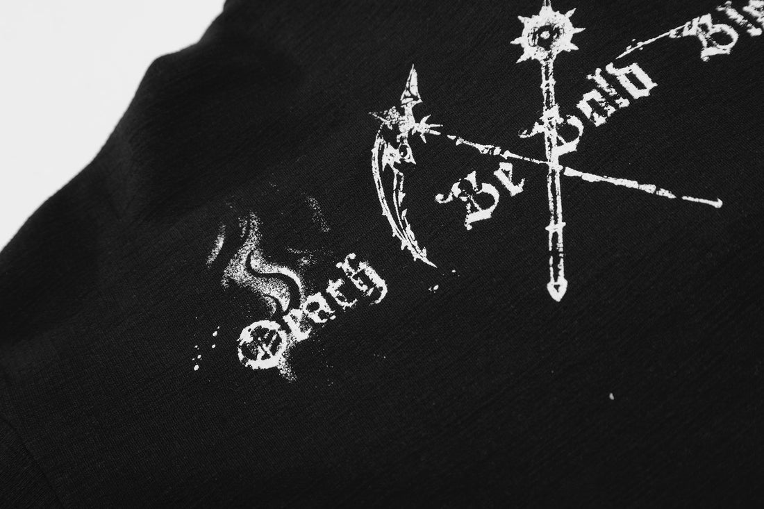 3-6-5.shop Graphic Long Sleeve Henley Shirt