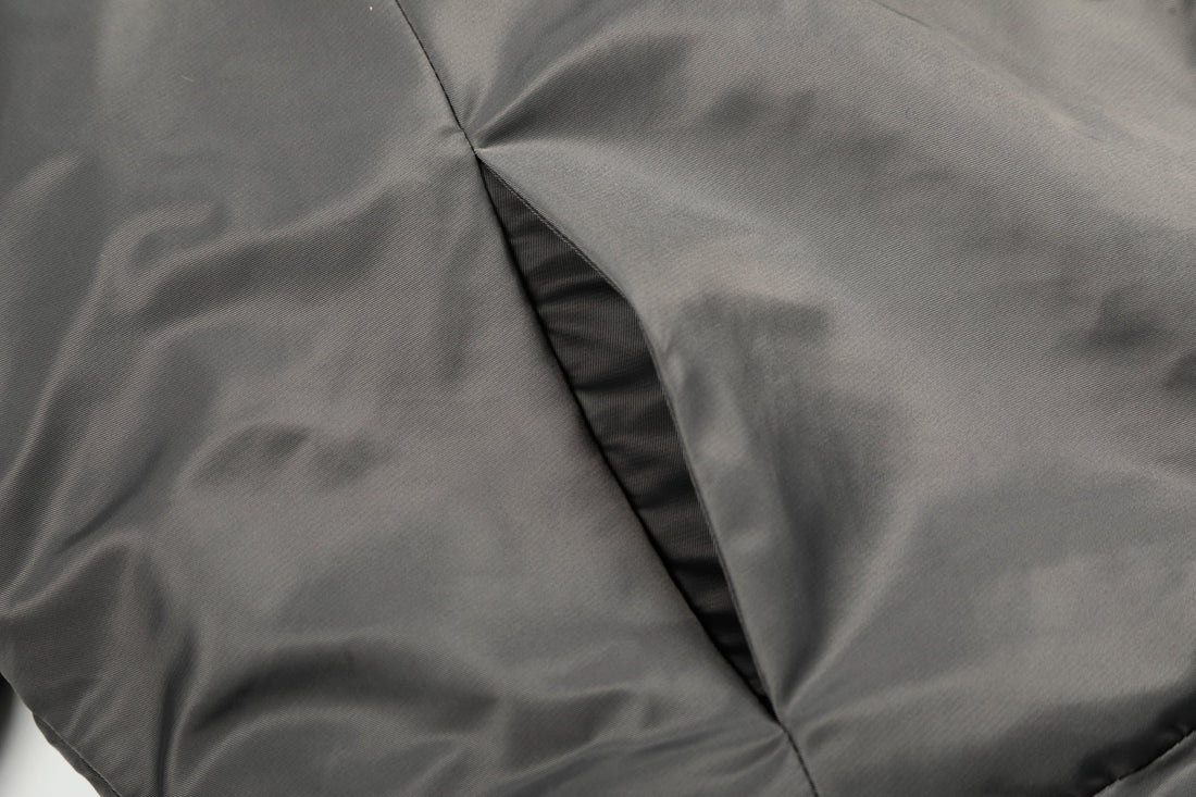 3-6-5.shop Faux Fur Collar Nylon Jacket